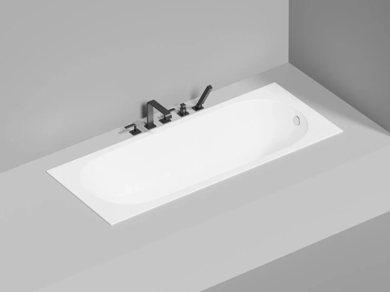 Ванна из искусственного камня Salini Ornella 170х70 см белый матовый 102313M (детальная фотография), нет в наличии