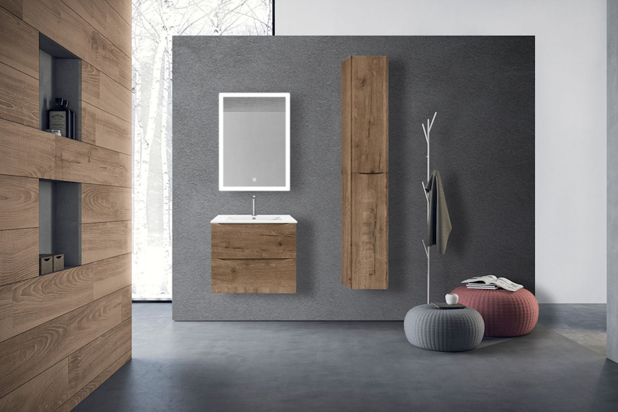 Тумба под раковину подвесная Vincea Mia 60,5 см V.Oak VMC-2MC600VO (детальная фотография), в наличии