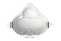 Акриловая ванна Радомир Сорренто 1-01-0-0-1-039, 130 x 130 см, каркас, подголовник - 2 шт., в комплекте, белая