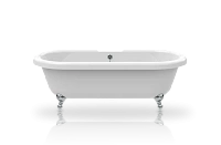 Ванна акриловая Knief Edwardian 0100-063-02 180 х 80 см с 4-мя хромированными ножками в виде шара