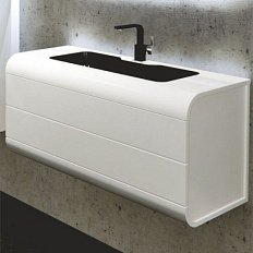 Тумба без раковины, белая 100см La Beaute