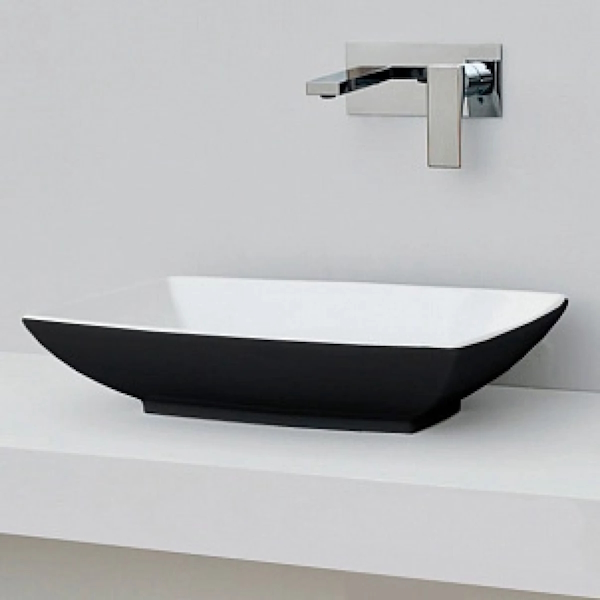 Раковина накладная ArtCeram Jazz JZL002 (детальная фотография), прямоугольной формы