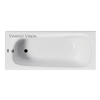 Чугунная ванна Vinsent Veron Concept VCO1507042, 150 x 70 см, цвет белый