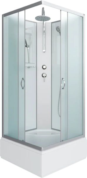 Душевая кабина Niagara Classic 90х90 см стекло матовое 11081424BKT (детальная фотография)