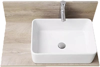 Столешница и панель Акватон Мишель 100 см дуб эндгрейн