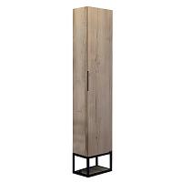 Шкаф-пенал подвесной Comforty Порто 35 см дуб дымчатый