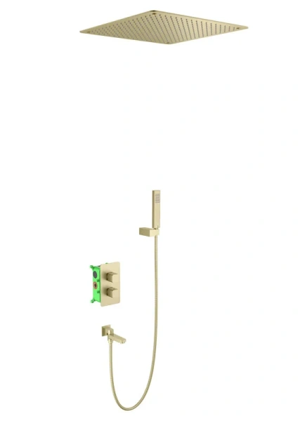 Душевой комплект Timo Petruma золото SX-5019/17SM (детальная фотография)