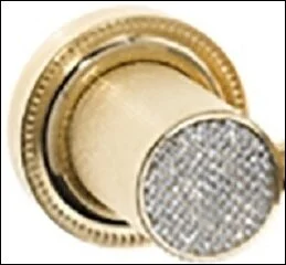 Стакан для ванной Boheme Royal Cristal бронза, прозрачный кристалл 10924-BR (детальная фотография), бронза