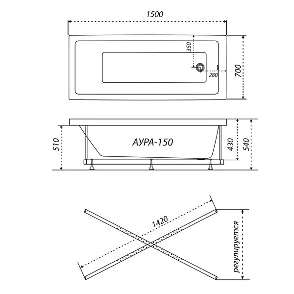 Схема (детальная фотография), 150x70 см