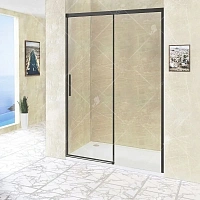 Душевая дверь в нишу RGW Leipzig Le-12B 110 см стекло прозрачное, профиль черный