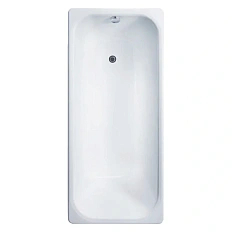 Ванна чугунная Delice Aurora 170х70 см без антискользящего покрытия, без ручек