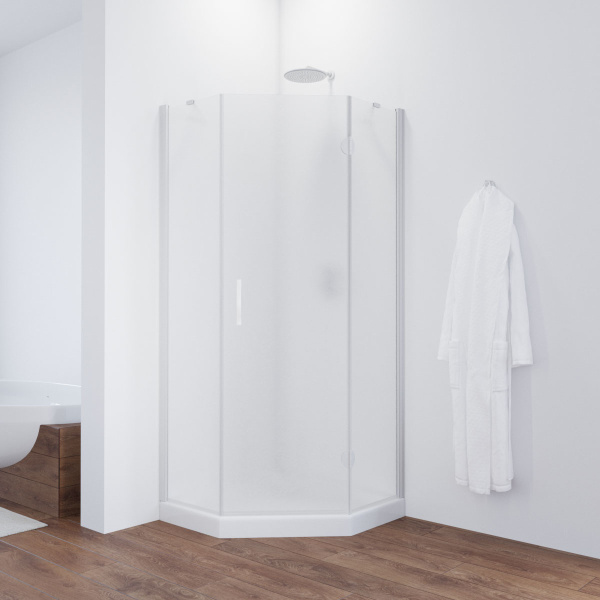 Душевой уголок стекло шиншилла Vegas-glass AFA-Pen 100 02 R (детальная фотография)