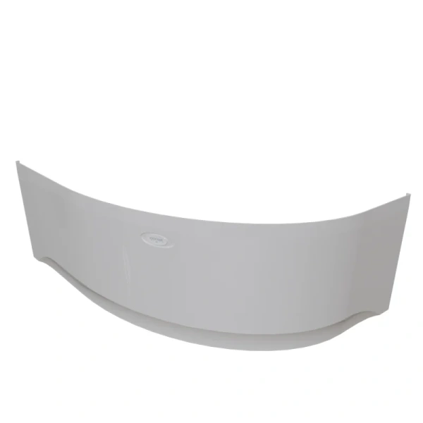 Акриловая ванна Радомир Ирма 2-89-2-1-9-216/2-89-2-2-9-216, 149 x 96.5 см, L/R, фронтальный экран, каркас, сифон, слив-перелив автомат в комплекте, белая (детальная фотография), без гидромассажа