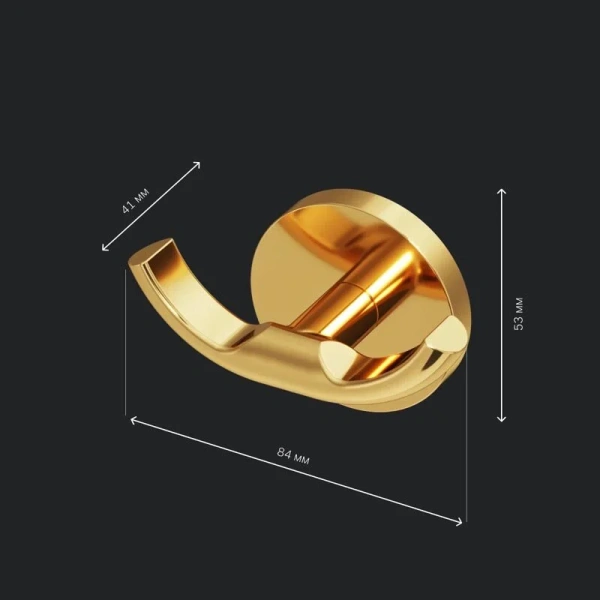 Крючок для ванной Am.Pm X-Joy золото A85A35699 (детальная фотография), современные, hi-tech