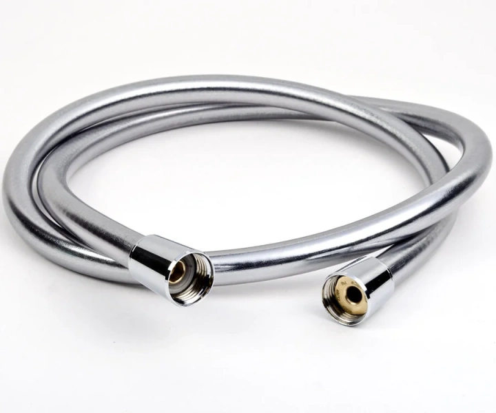 Шланг для душа Hansgrohe Isiflex 28272 с защитой от перекручивания (детальная фотография), хром, бронзовые, золотые, белые, черные, другие