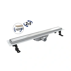 Душевой лоток RGW Leo-41 80 см хром