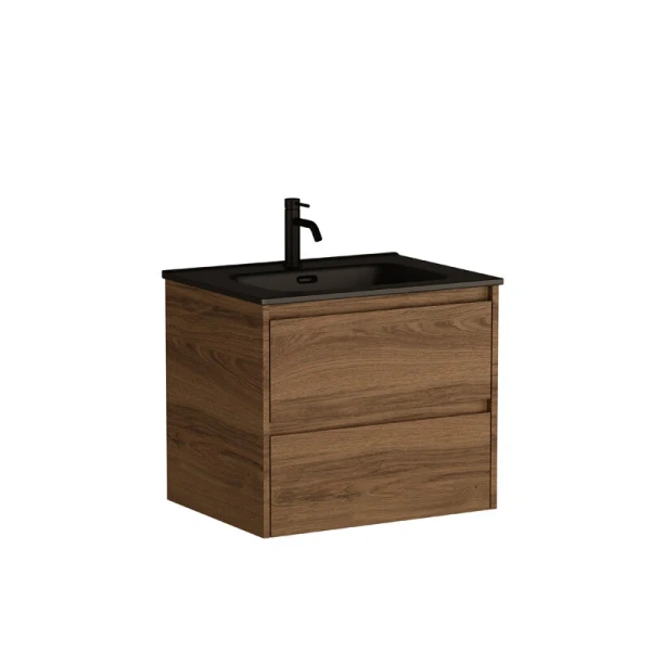 Тумба с раковиной подвесная Sancos Libra LB60ECH 60 см ЛДСП (детальная фотография), комплект (набор)