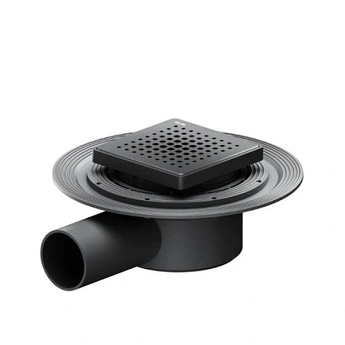 Душевой трап Am.Pm MasterFlow 10 см черный матовый - фото 1