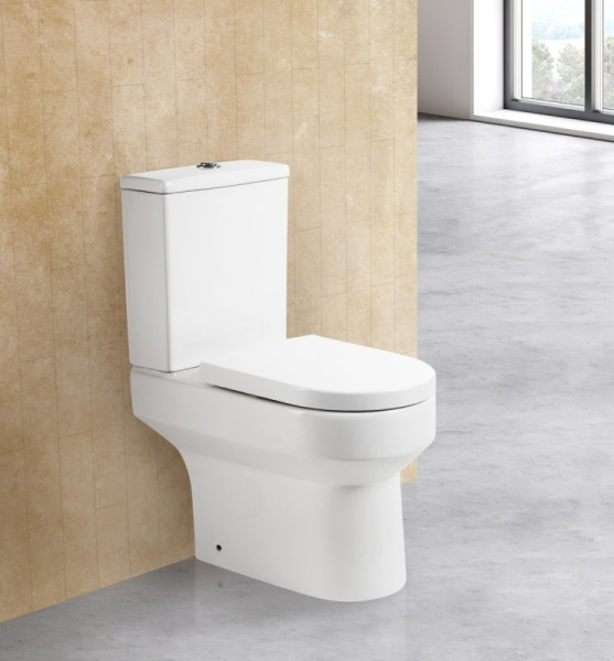 Унитаз компакт Belbagno Norma BB339CPR безободковый (детальная фотография), с бачком
