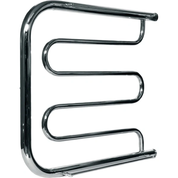 Полотенцесушитель водяной Ника Econ ПМ 60/40 см с полочкой (детальная фотография), хром, бронза