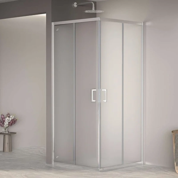 Душевой уголок RGW Passage PA-030 90x90 см профиль хром, стекло матовое 3508103099-21 (детальная фотография)