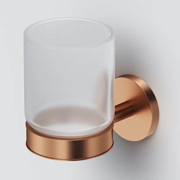 Стакан для ванной Am.Pm X-Joy розовое золото A85A34344 (детальная фотография), настенные