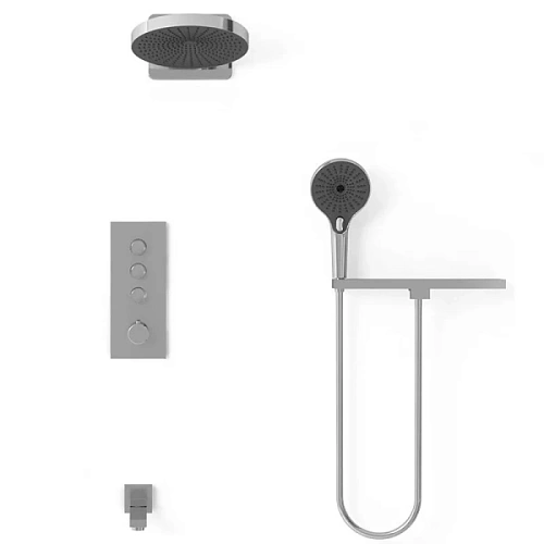 Душевой комплект Vincea хром - фото 2