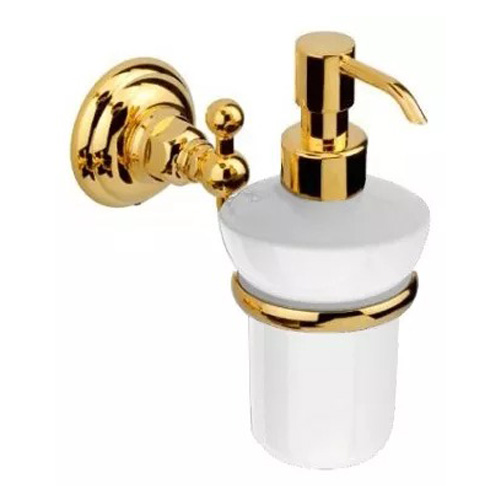 Дозатор жидкого мыла для ванной Nicolazzi Classica 1489 (детальная фотография), металлические, из керамики