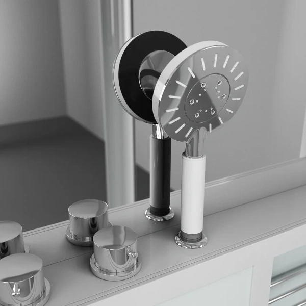 Душевая кабина Grossman 120x90 см правосторонняя GR127R (детальная фотография), стеклянные, прозрачные