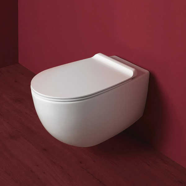 Унитаз подвесной Simas Vignoni с комплектом крепежей VI18bi matt+F85 (детальная фотография), подвесные, встраиваемые