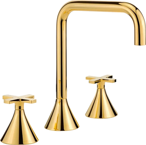 Смеситель для раковины Migliore Sirius золото - фото 2