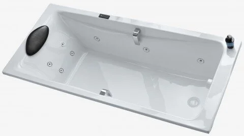 Ванна акриловая Jacob Delafon Odeon Up 180х90 см гидромассажная E5BB2190-00 (детальная фотография)