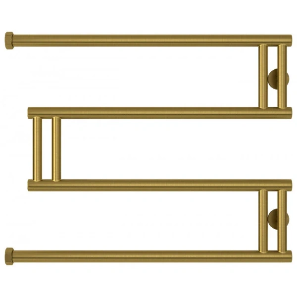 Полотенцесушитель водяной Сунержа High-Tech+ 65х50 см состаренная латунь 051-4050-5065 (детальная фотография), другие