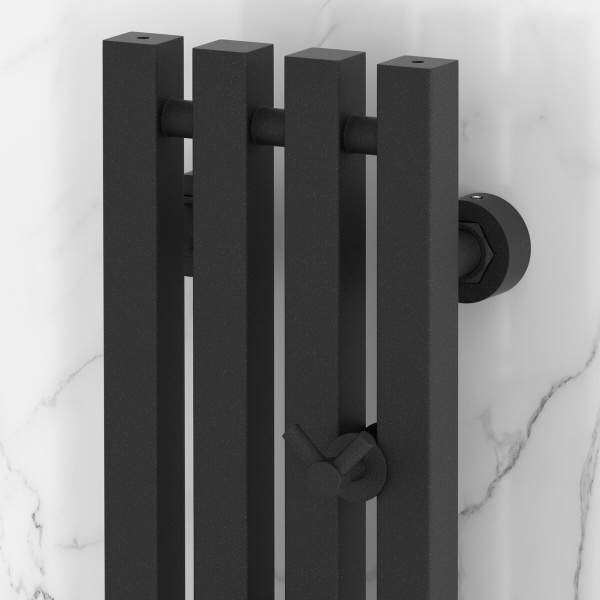 Полотенцесушитель водяной Сунержа Сатерленд PRO 15х120 см темный титан муар 15-0457-1215 (детальная фотография), другие