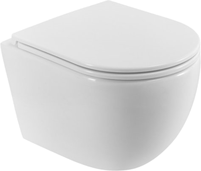 Унитаз подвесной BelBagno Compatto безободковый BB003CH-TOR/SC (детальная фотография)
