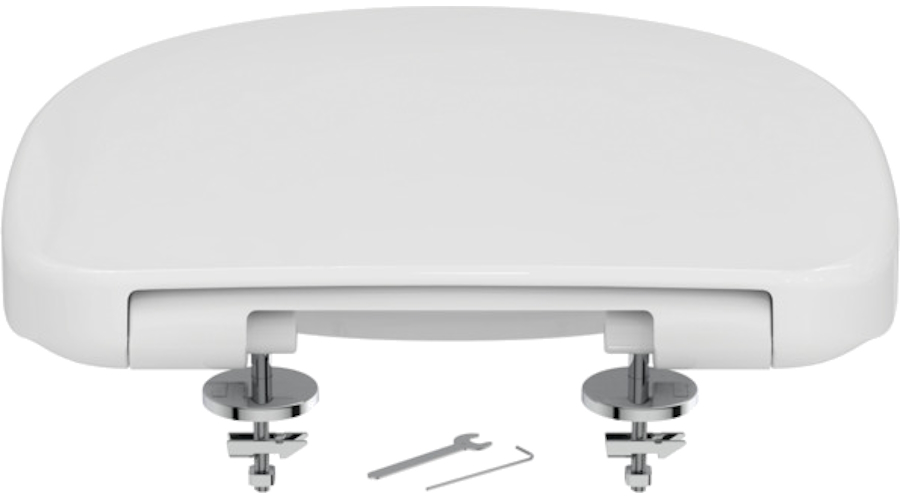 Крышка-сидение с микролифтом Ideal Standard Connect Space петли хром E129101 (детальная фотография) index_1