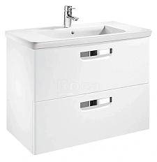 Тумба с раковиной подвесная Roca The Gap ZRU9302 80 см петли с доводчиками