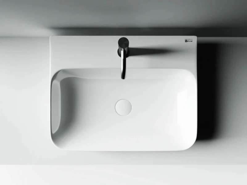 Раковина Ceramicanova Aura 60 см накладная CN2001 (детальная фотография), белые