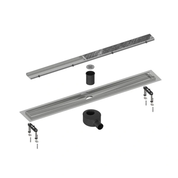 Душевой лоток Timo Drain Systems 80 см хром DS230208/00 (детальная фотография), душевой лоток