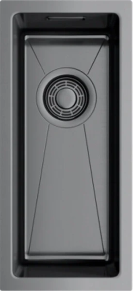 Мойка для кухни Omoikiri Taki 20-U/IF-GM 20 см вороненая сталь 4973105 (детальная фотография)