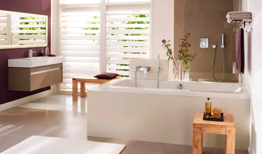 Смеситель для душа Grohe Eurocube 19898000 (детальная фотография), однорычажные, двухрычажные