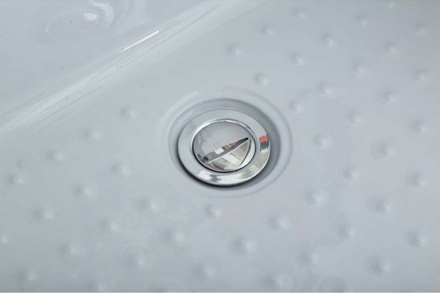 Душевой бокс Deto V 150х85 см высокий поддон V150 (детальная фотография), прозрачные