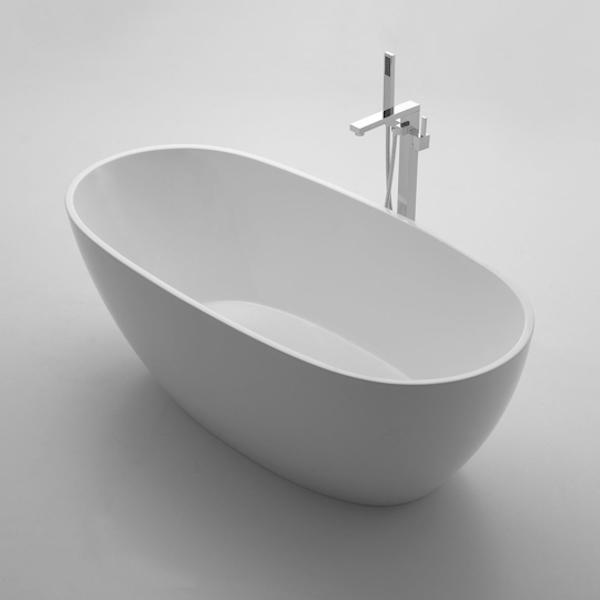 Ванна акриловая BelBagno 170х83 см овальная отдельностоящая BB80-1700 (детальная фотография), современныe, hi-tech