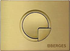 Клавиша смыва BERGES Novum R8 бронза