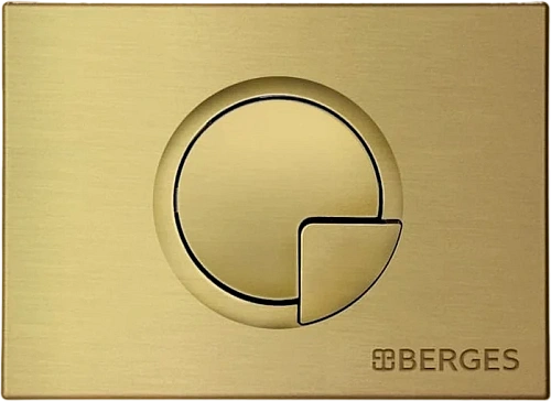 Клавиша смыва BERGES Novum R8 бронза - фото 6