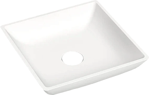 Раковина Salini Callista 04 38 см белый матовый - фото 1