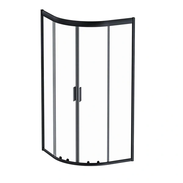 Душевой уголок Am.Pm Gem 90х90 см профиль черный матовый W90G-401-090BT (детальная фотография)
