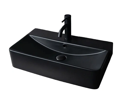 Раковина GID Geometrico Bm1344 61 см черная - фото 3