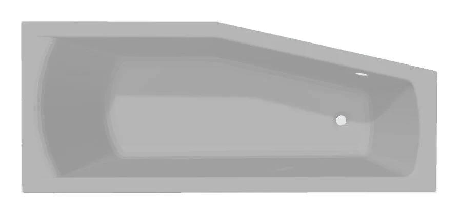 Ванна акриловая C-Bath Nika 160 x 70 см, белый, левая/правая CBA00401L (детальная фотография), акриловые