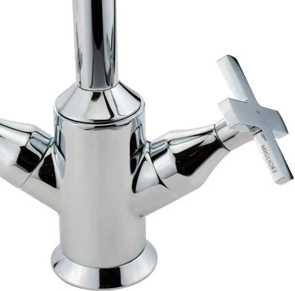 Смеситель для раковины Migliore Sirius хром 28164 (детальная фотография), на раковину